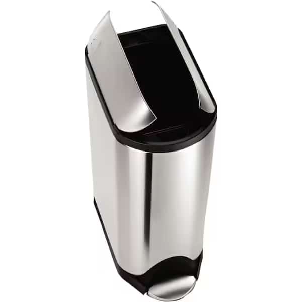119 gal Step Can, Brushed, Stainless Steel