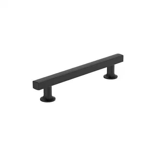 Everett 5-1/16 inch 128mm Center-to-Center Matte Black Cabinet Pull