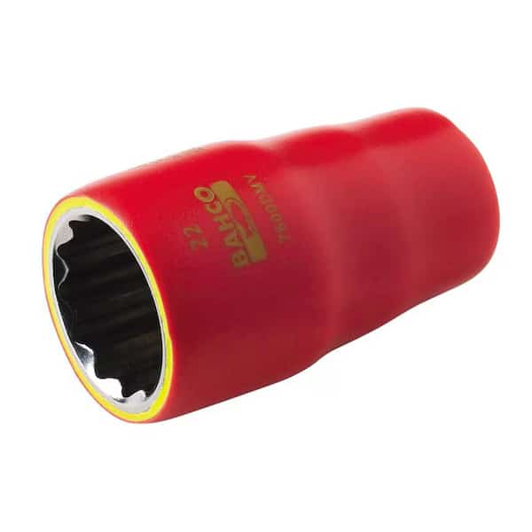1/2" Drive, 18mm Metric Socket, 12 Points, 1/2" Dr., 1000V, 18mm