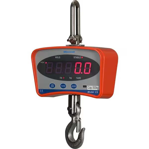 CS2000 Crane Scale, 2,000 x 1 lb / 1000 x 0.5 kg w/remote control