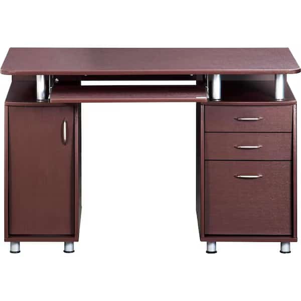 Techni Mobili RTA-4985-CH36 Complete Computer Desk - Chocolate