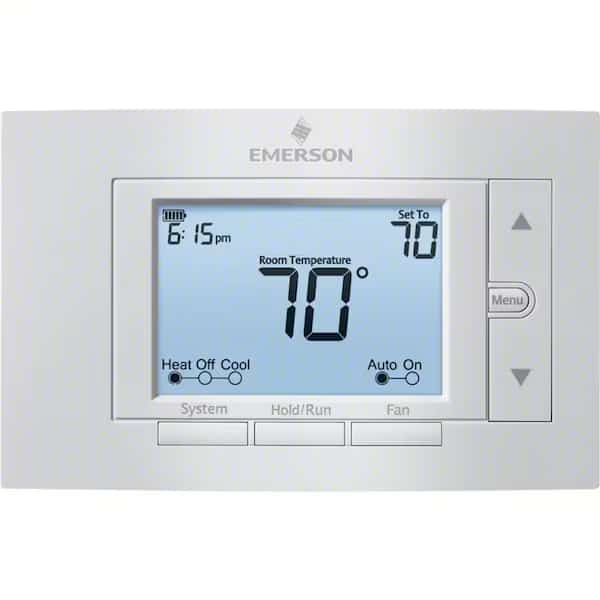 80 Series Thermostats, 7 Programs, 4 H, 2 C, Wall Mount, Hardwired/Battery, 24VAC