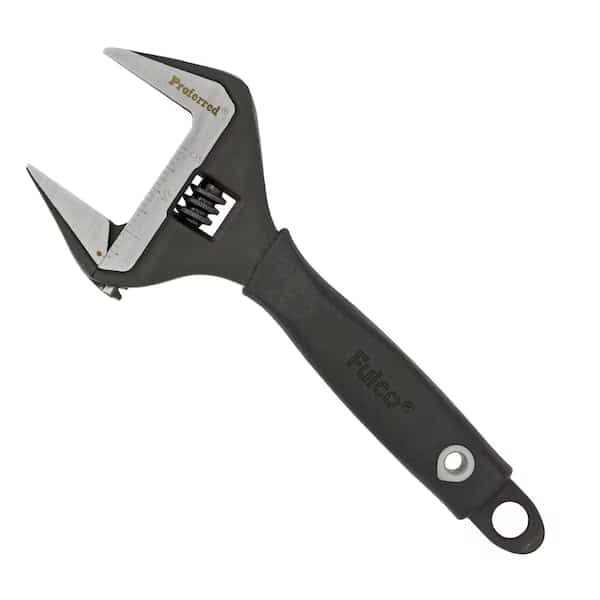 6" Plumbing Adjustable Wrench, Phosphate Finish