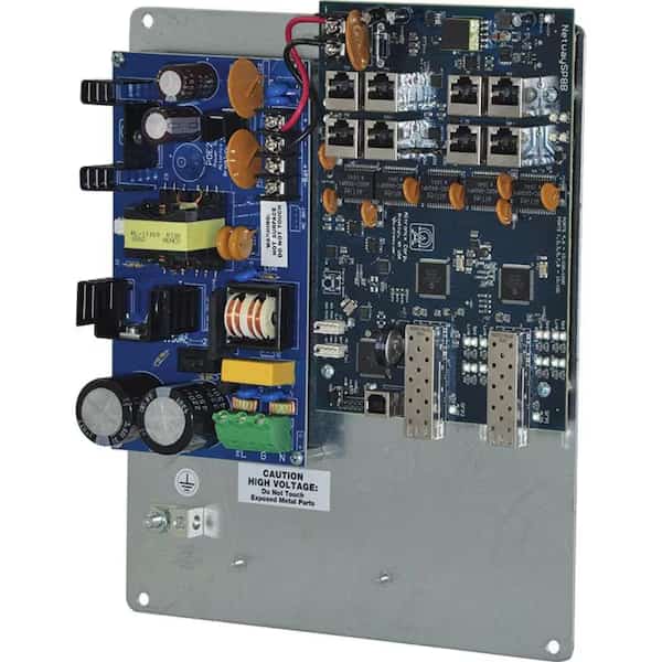 PoE Switch, Camera Inputs 8, Load 115W