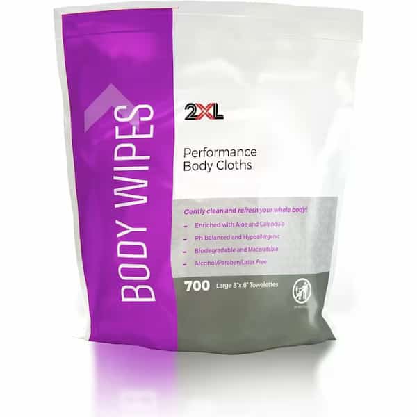 Vitamin E  Aloe Performance Body Cloths, White