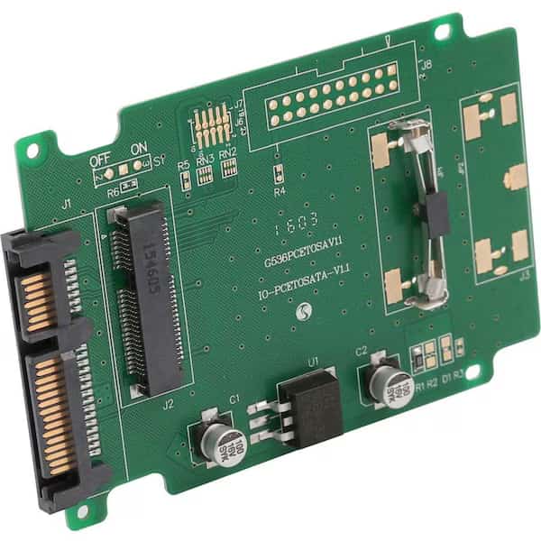 Mini Sata Ssd 50mm To Sata Adapter Via P