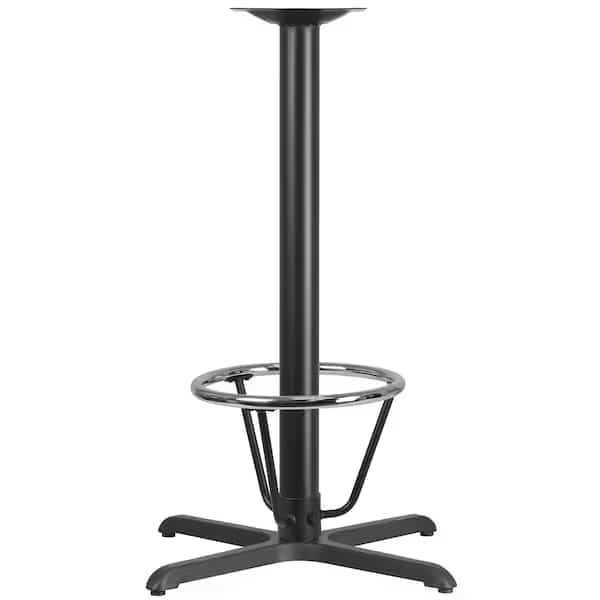 Black 30" x 30" Bar Height X-Base, FLASH FURNITURE, Mfr# XU-T3030-BAR-3CFR-GG