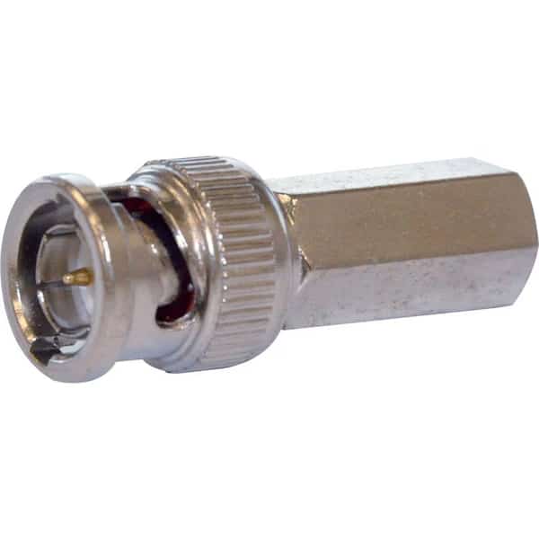 Cable Coupler,BNC/Male,RG6 Coax,PK10, Mfr#: DC-UG88-5, DOLPHIN COMPONENTS CORP