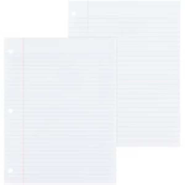 3HP Notebook Filler Paper, White