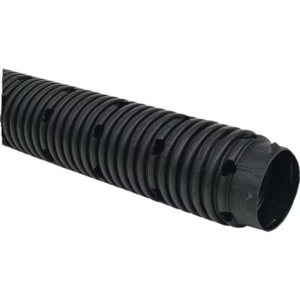 ADS Pipe Tubing, HDPE, 100 ft L, Hancor, Mfr#: 04020100H
