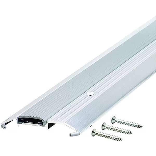 0 Low Threshold, 36 in L, 334 in W, Aluminum