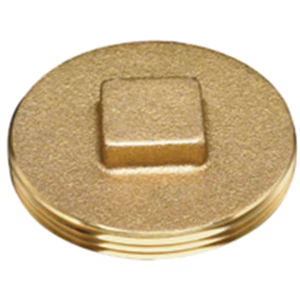 42374 Clean Out Plug 4 In. Brass