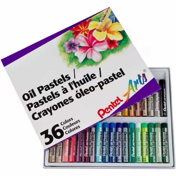 Oil Pastels, 36 Assorted Colors, Set of 36