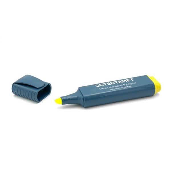 Detectable Highlighter, Yellow Ink, Chisel Tip, PK5