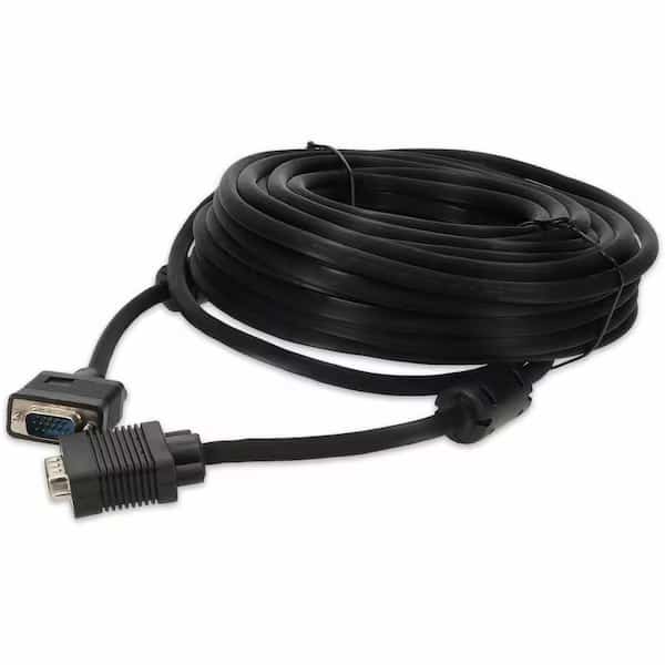 Addon 5 Pack Of 15.24M (50.00Ft) Vga Male To Male Black Cable
