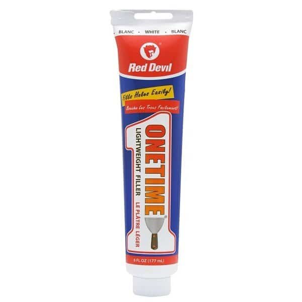 0 Spackling Compound White, White, 5 floz Squeeze Tube