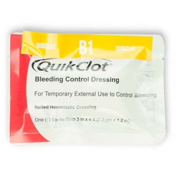 Bleeding Control Dressing, Sterile, White