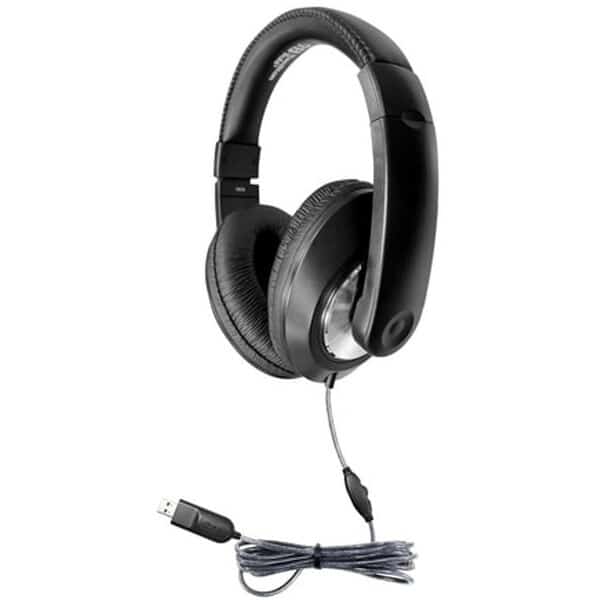 Headphone w/ In-Line Volume Control And Usb Plug