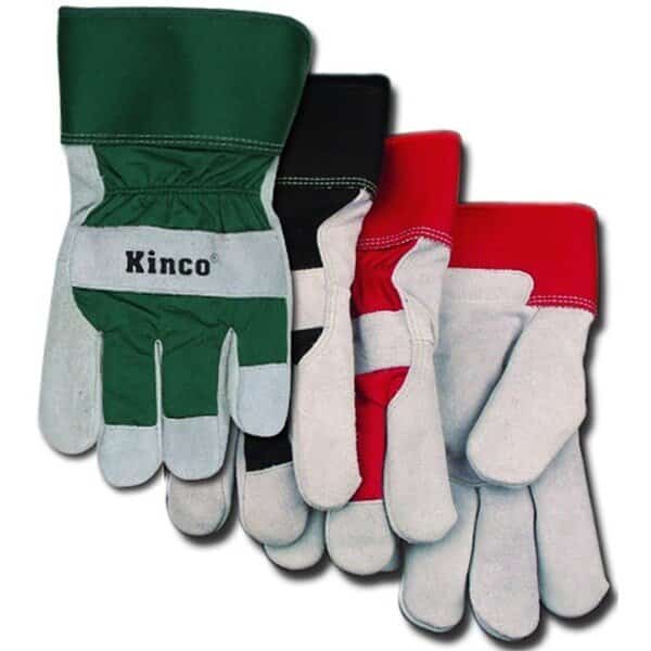 Protective Gloves, Men's, M, Wing Thumb, BlackGreen