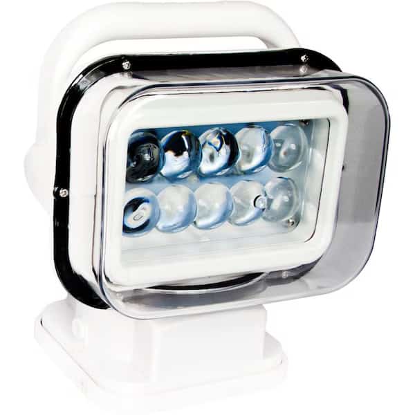 Motorized 50W Led Spot Light W/ Remote 360°/120° Swivel Function, Marine Sport Lighting, Mfr#: RSM50WW