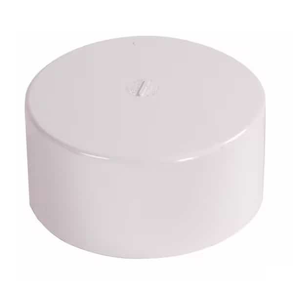 NDS Schedule 35 6 in. Hub each X 6 in. D Hub PVC Drain Cap 1 pk