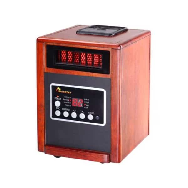Advanced Dual Heating System with Humidifier and Oscillation Fan and Remote Control, 1500W