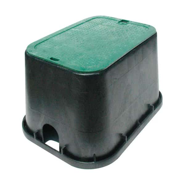 14 x 19 in. Black Valve Box with Cover
