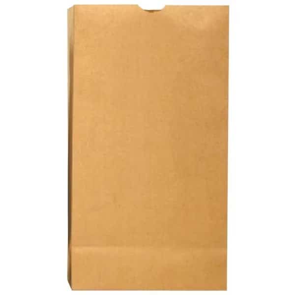 Duro Bag Dubl Life 18402 SOS Bag, 30 lb Capacity, No 2, Kraft Paper, Brown