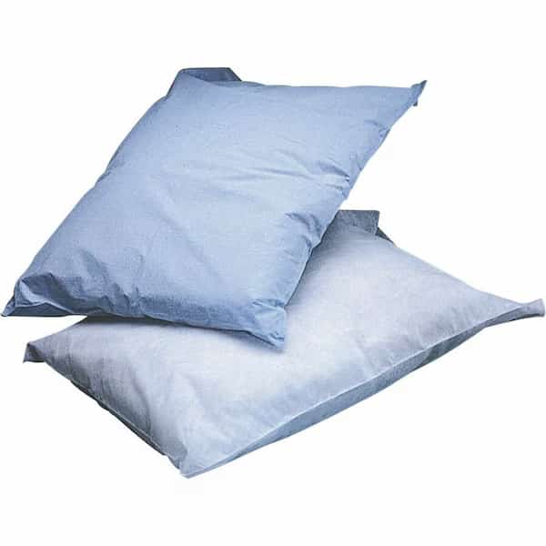 Medline NON24346 Disposable Tissue/Poly Pillowcases, 30"L x 21"W, Blue, 100/Case