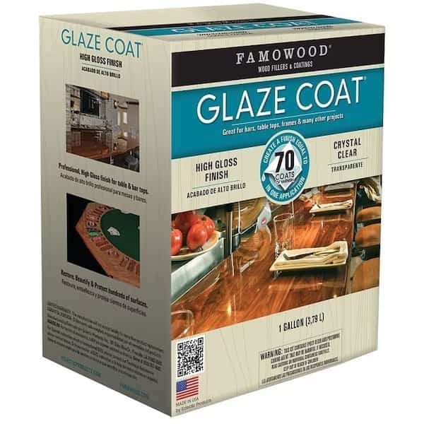 Glaze Epoxy Coating, Liquid, Slight, Clear, 1 gal Container, Eclectic Products, Mfr#: 5050110
