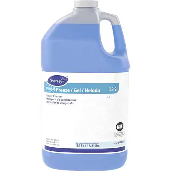 Freezer Floor Cleaner, 1 gal., Blue