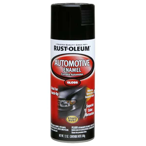 Auto Body Paint, Black, 12 oz.