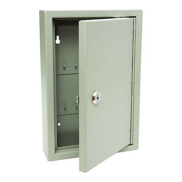 Key Control Cabinet, Steel, Beige, 30 Key Capacity