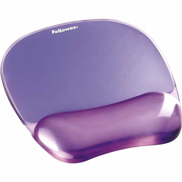 Crystalsreg Gel MousepadWrist Rest Purple, Purple