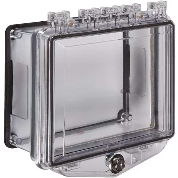 Enclosure,Open,Clear,Surface,Key Lock , Mfr#: STI-7510D
