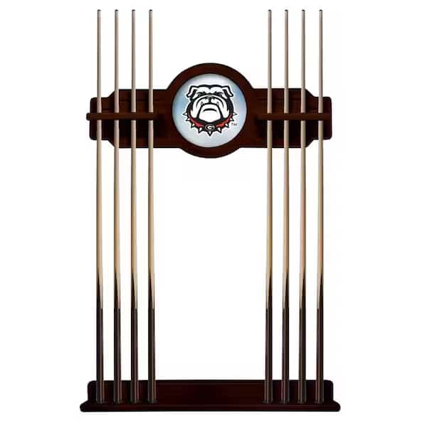 Georgia "Bulldog" Cue Rack in English Tudor Finish