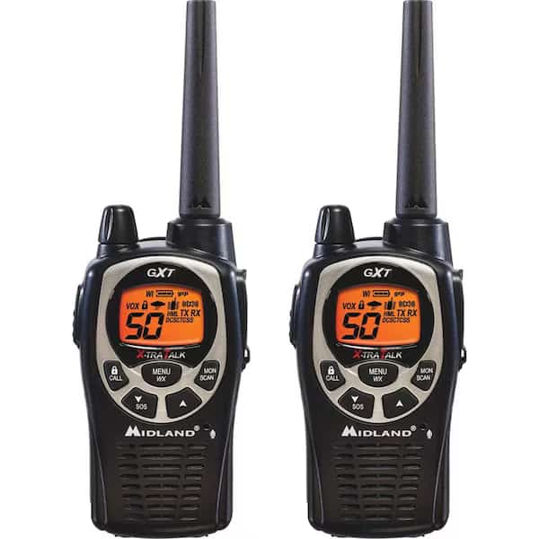 Two-Way Radio, 50 Channel, GMRS Walkie Talkie, 2-Pack