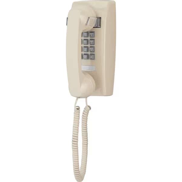 Cortelco 255444VBA20M Standard Phone - Ash - 1 x Phone Line - Hearing Aid Compatible