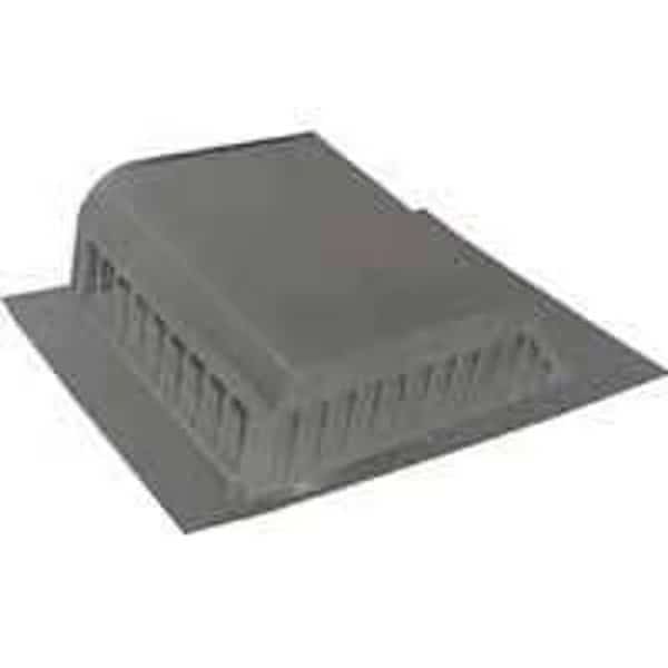 LomanCool Static Vent, 16 in OAW, 50 sqin Net Free Ventilating Area, Aluminum, Weathered Bronze