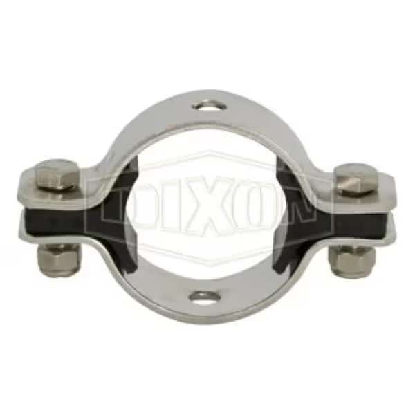 Round Tube Hanger with Nitrile Insert, 1 in Nominal, 304 SS, Domestic