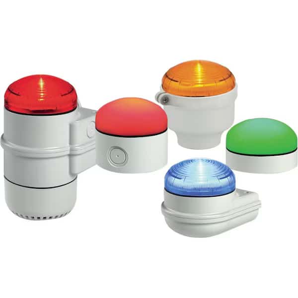 Beacon Warning Light, Clear, LED, Federal Signal, Mfr#: SLM300C