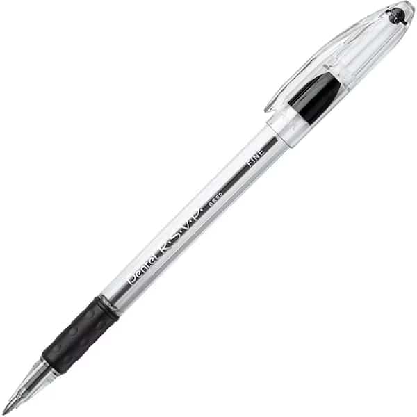 Ballpoint Pens,Black,PK12, Mfr#: PENBK90A, PENTEL