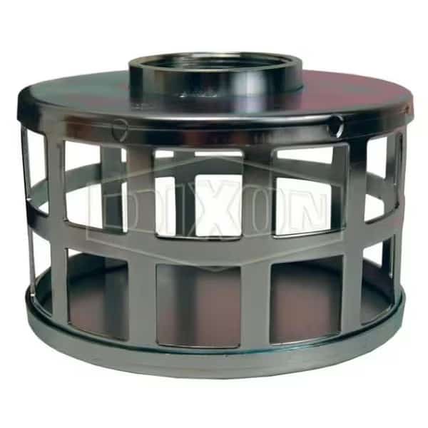 Standard Square Hole Strainer, 10 in Nominal, Zinc Plated Steel, Dixon, Mfr#: SHS100