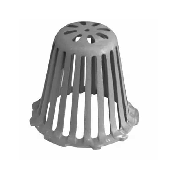 Round Roof Drain, cast iron, 3", No-Hub