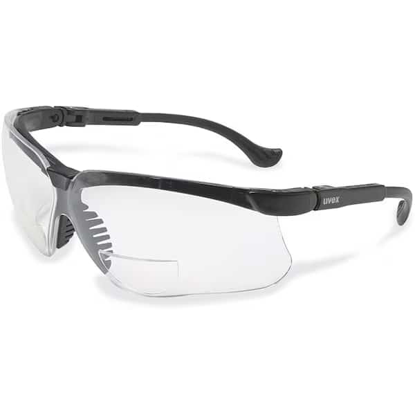 Safety Glasses Uncoated, Clear Lens, 1 PR