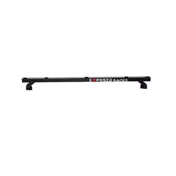 39875 Length With Square Holes Textured Black Single Rear Bar