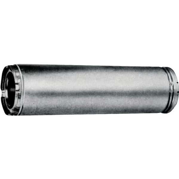 AmeriVent 6HS-36 Chimney Pipe, 6 in ID, 36 in L, Galvanized Stainless Steel