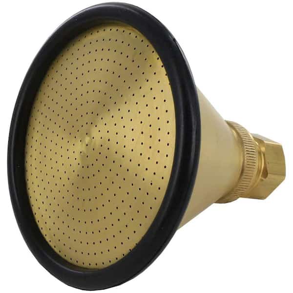 DRAMM 4"-dia. Brass Rose Waterbreaker&reg Nozzle