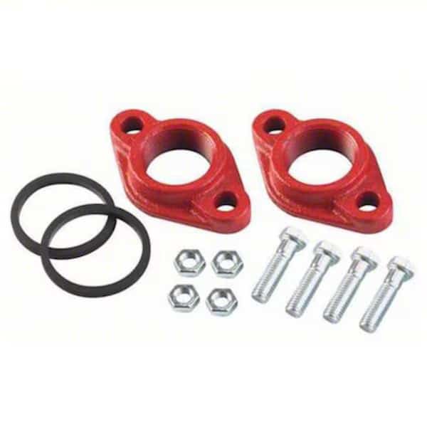 Flange Kit, 1 1/2 FNPT, Cast Iron, PK2