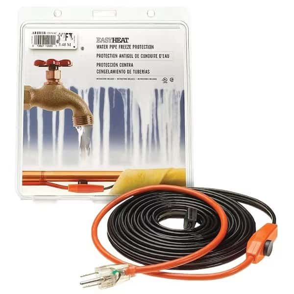 Pipe Heating Cable, 120 VAC, 24 ft L